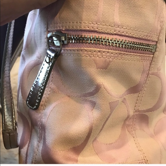 COACH Pink Canvas Handbag - Picture 9 of 9